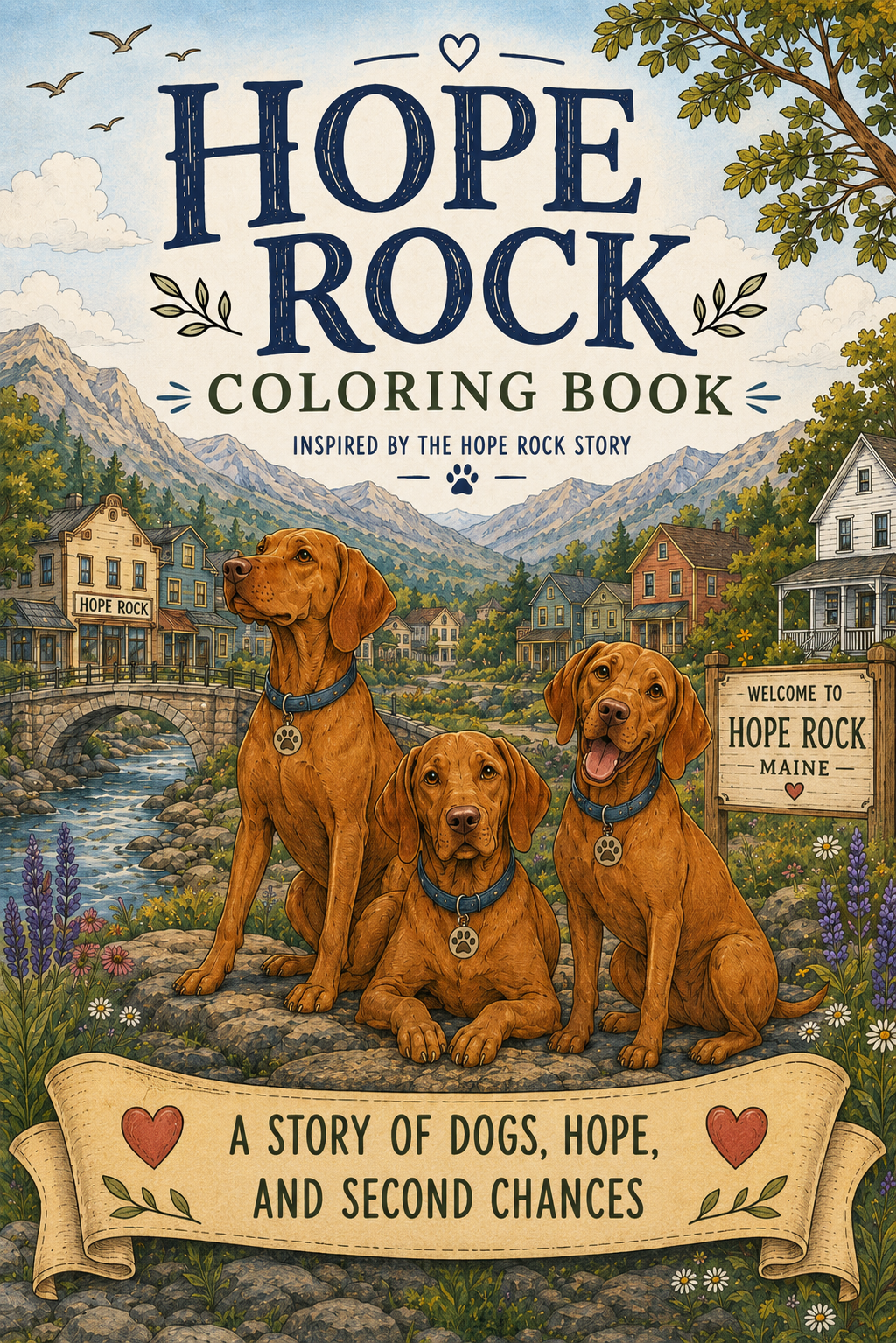 Welcome to Hope Rock Coloring Book